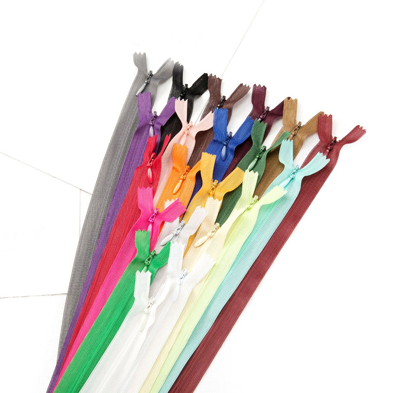 НАЙЛОНОВЫЕ НЕВИДИМЫЕ МОЛНИИ КРАСИВЫЕ ШВЕЙНЫЕ НЕВИДИМЫЕ МОЛНИИ ДЛЯ ОДЕЖДЫ ШВЕЙНЫЕ РЕМЕСЛА СКРЫТЫЕ МОЛНИИ