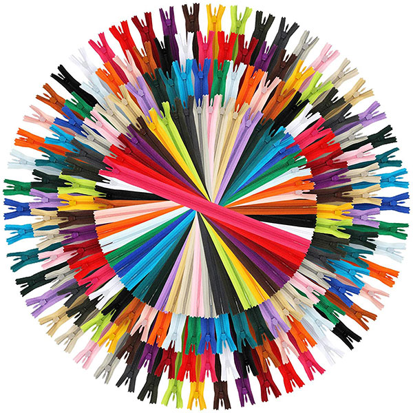 INVISIBLE ZIPPER WITH WATERDROP PULLER