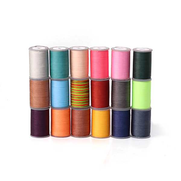 0.55MM WATERPROOF POLYESTER ROUND WAXED THREAD FOR LEATHER SEWING