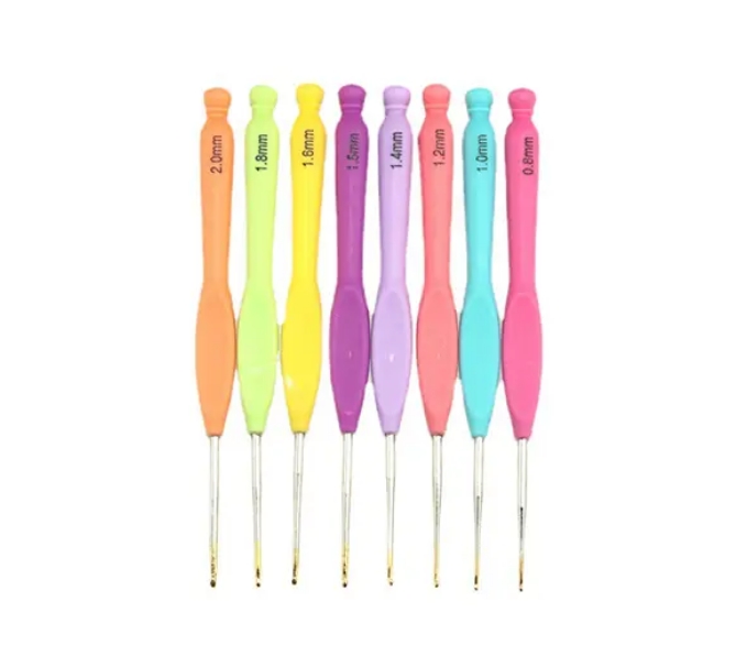CROCHET HOOKS SET ERGONOMIC SOFT GRIP CROCHET HANDLES CROCHET HOOKS FOR ARTHRITIC HANDS