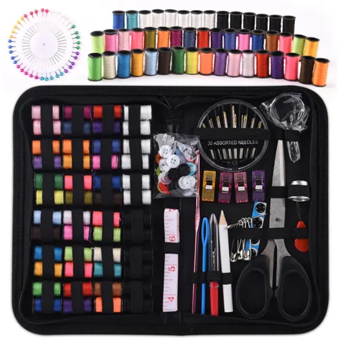 172PCS SEWING KIT HAND DIY SEWING KITS FOR TRAVEL HOME EMERGENCY